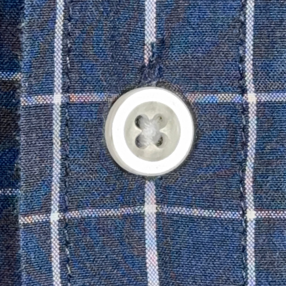 Vintage Butler University Shirt Adult EXTRA LARGE Blue Plaid Bulldog Sports 90s - Picture 5 of 9